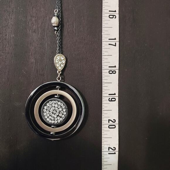 Chico's Circular Rings Pendant Necklace - Picture 7 of 7